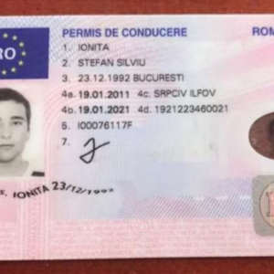 Romanian driving License, fake romanian permit, real romanian permit
